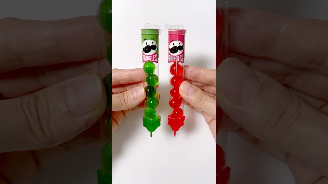 프링글스 볼펜 만들기🖊️Pringles Pen DIY with Nano Tape! #Orbeez #Squishy #실리콘테이프