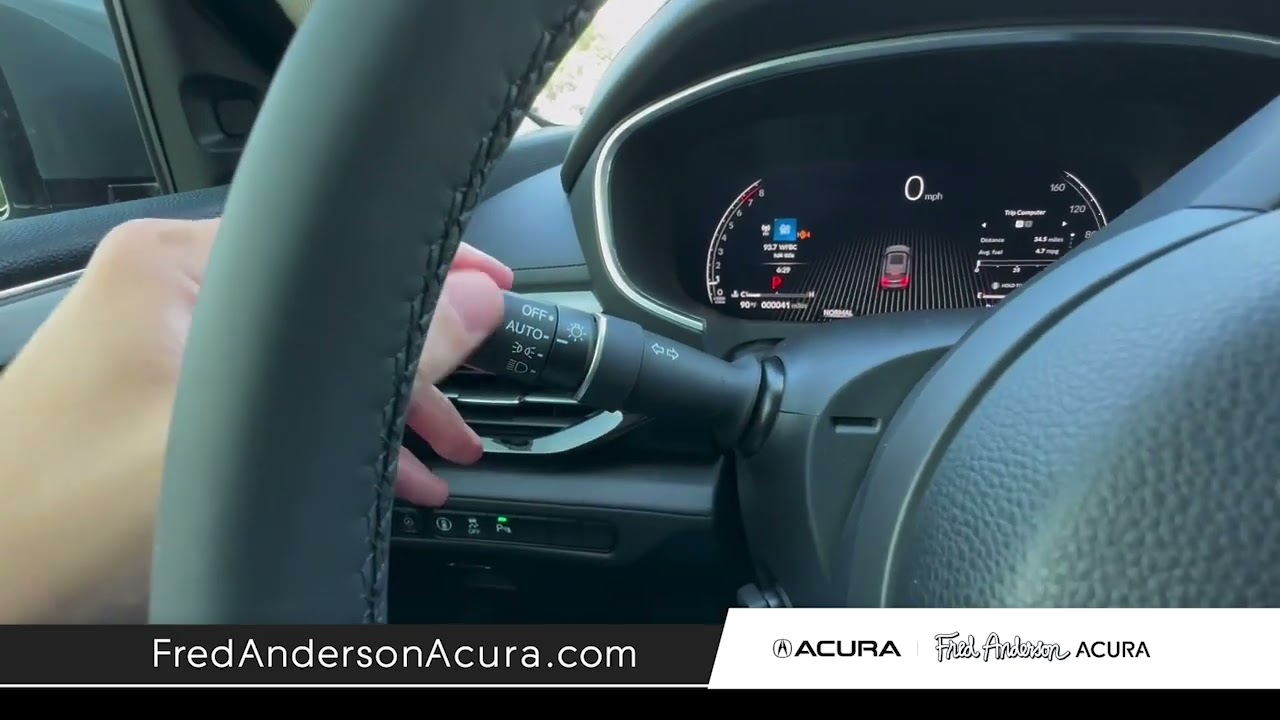 Get To Know Your Acura | Fred Anderson Acura - How To Use the Auto-High Beam