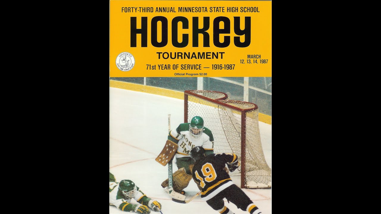 1987 State Boys Hockey Tourney Quarterfinals Greenway of Coleraine-8 vs. Edina Hornets-3