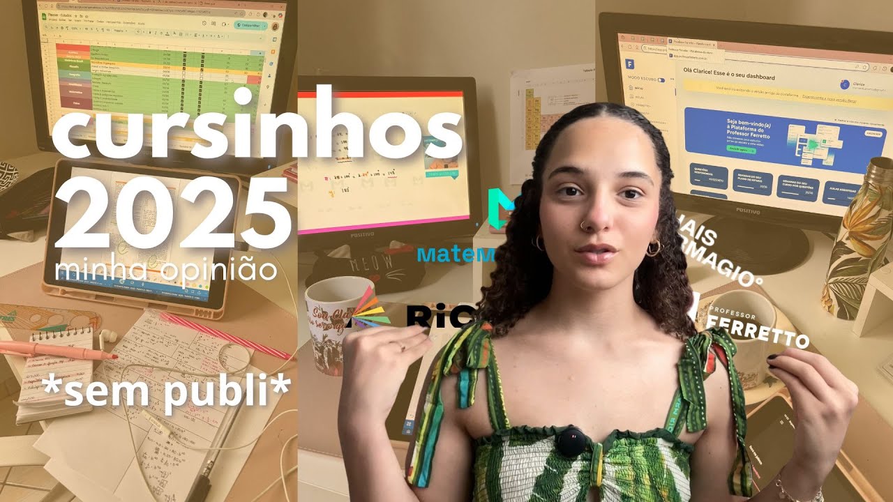cursinhos que assinei esse ano | minha opini&atilde;o, o que achei, assinaria de novo? 📚🤓✨