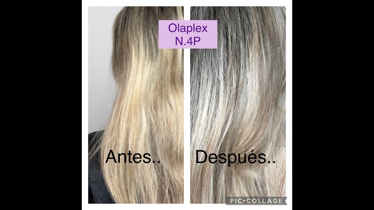 Como usar OLAPLEX N.4P Blondie Enhancer Toning Shampoo | Paso a Paso Shampo Morado Olaplex