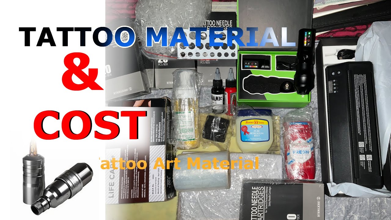 What's the REAL COST of Tattoo MATERIALS?