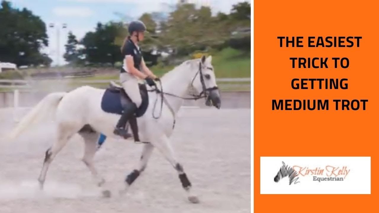 How to ride Medium Trot with Kirstin Kelly.