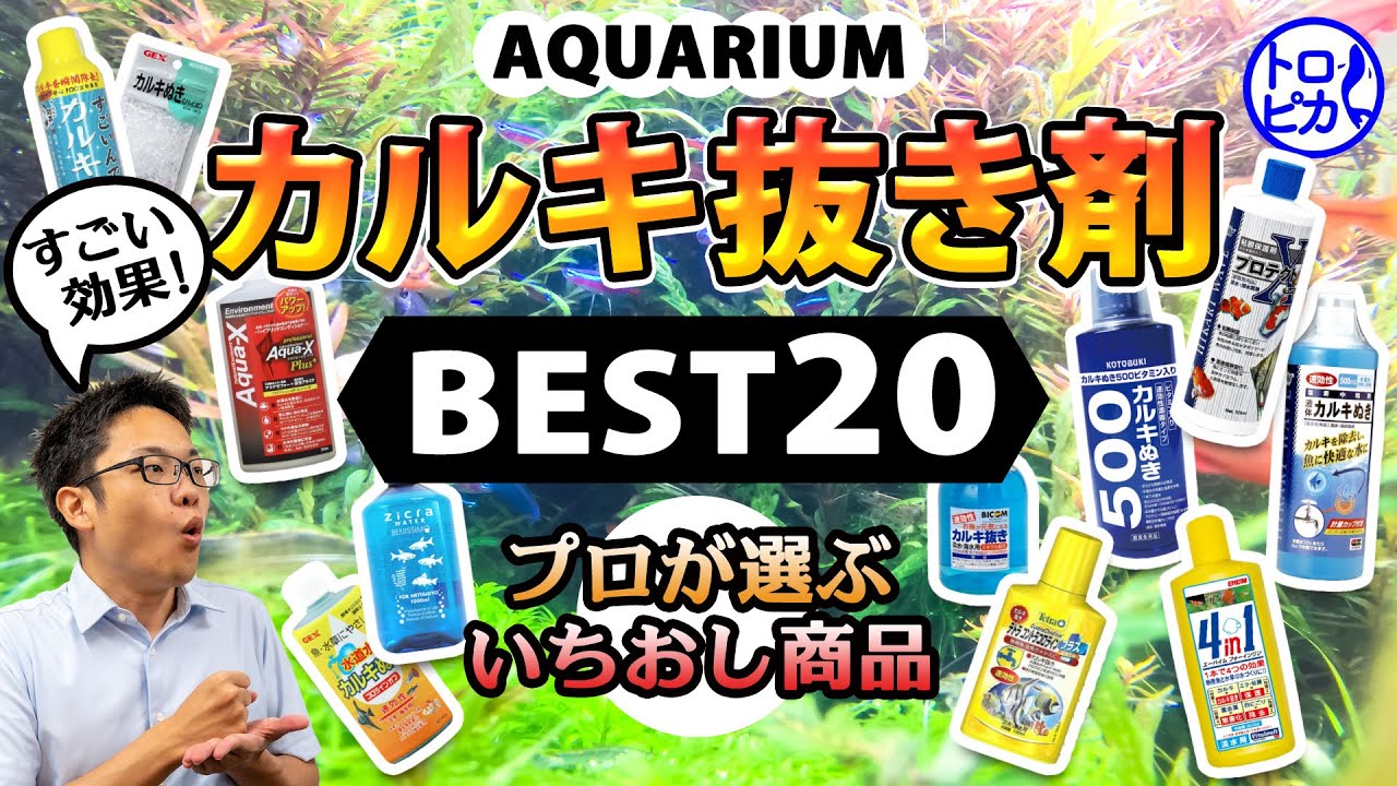 【すごい効果】カルキ抜き剤ベスト20！プロが選ぶ優秀なカルキ抜き剤