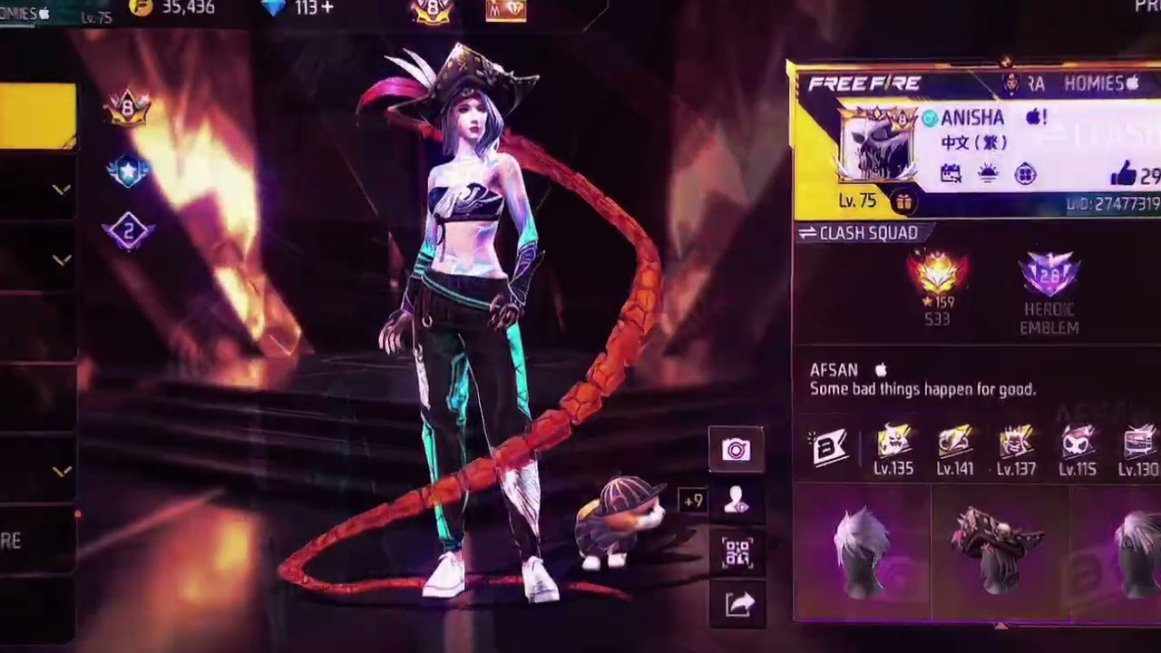 Gata only Freefire Profile video xml🤍✨//trending song 🎵