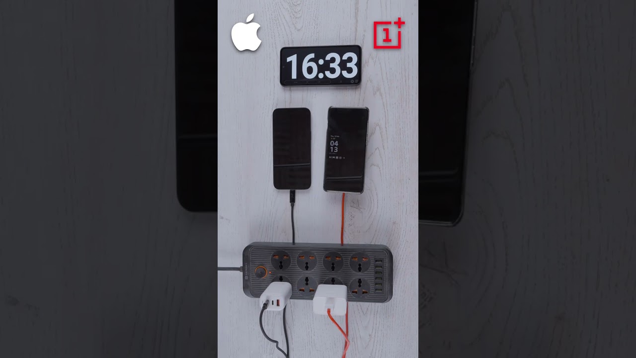 OnePlus 13 WIRELESS Charging is SUPER Fast! - vs #iPhone 16 Pro Max!  #shorts