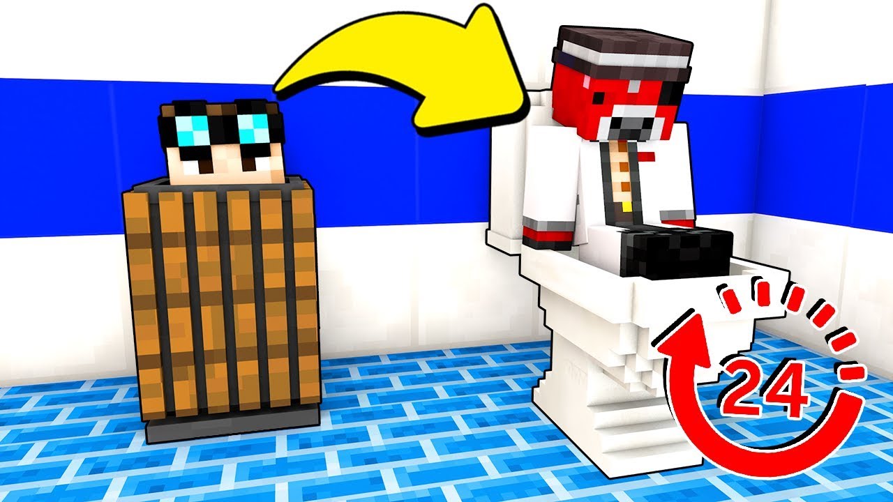 SPIO IL MIO AMICO CICO PER 24 ORE SU MINECRAFT!!