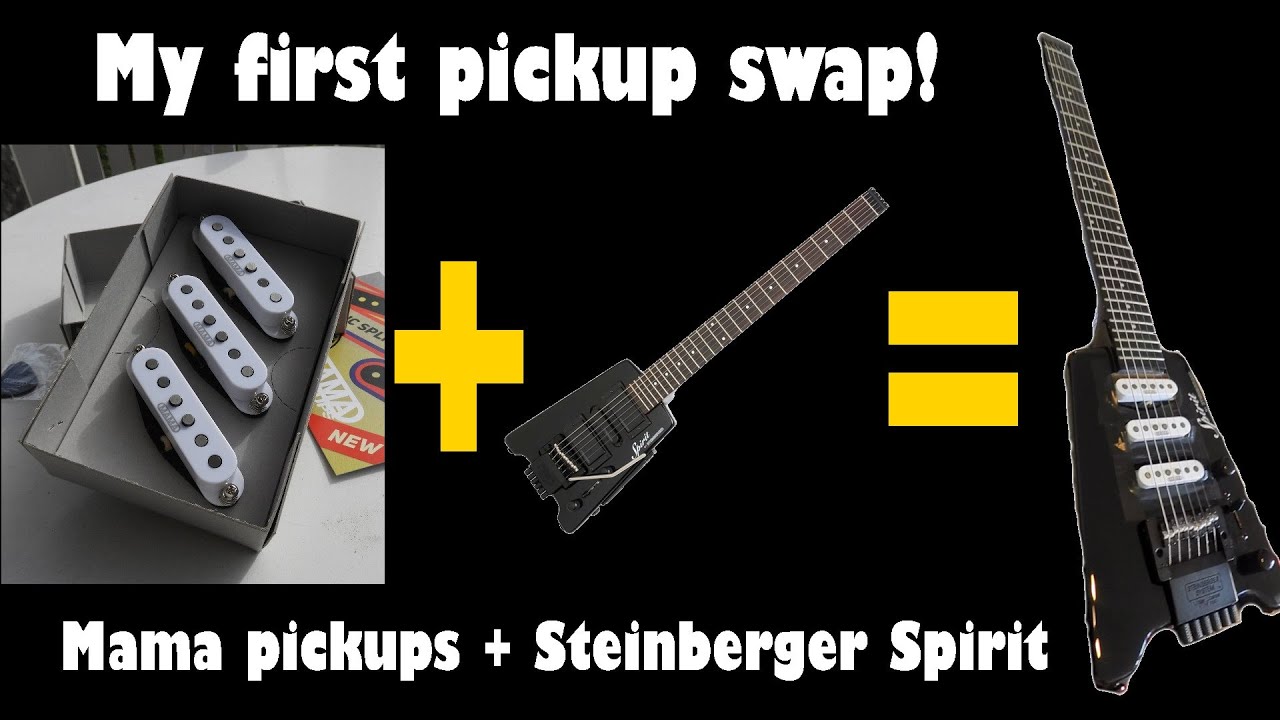 Testing out Mama Pickups - Experience | I swapped pickups for the first time! Steinberger Spirit