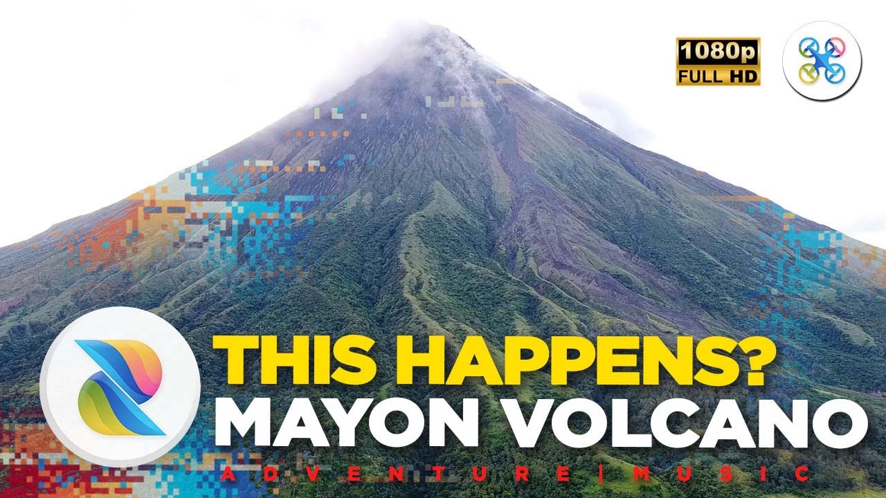 WHEN YOU FLY THIS CLOSE to MAYON VOLCANO🌋ALBAY PH | AERIAL VIEW ✈️