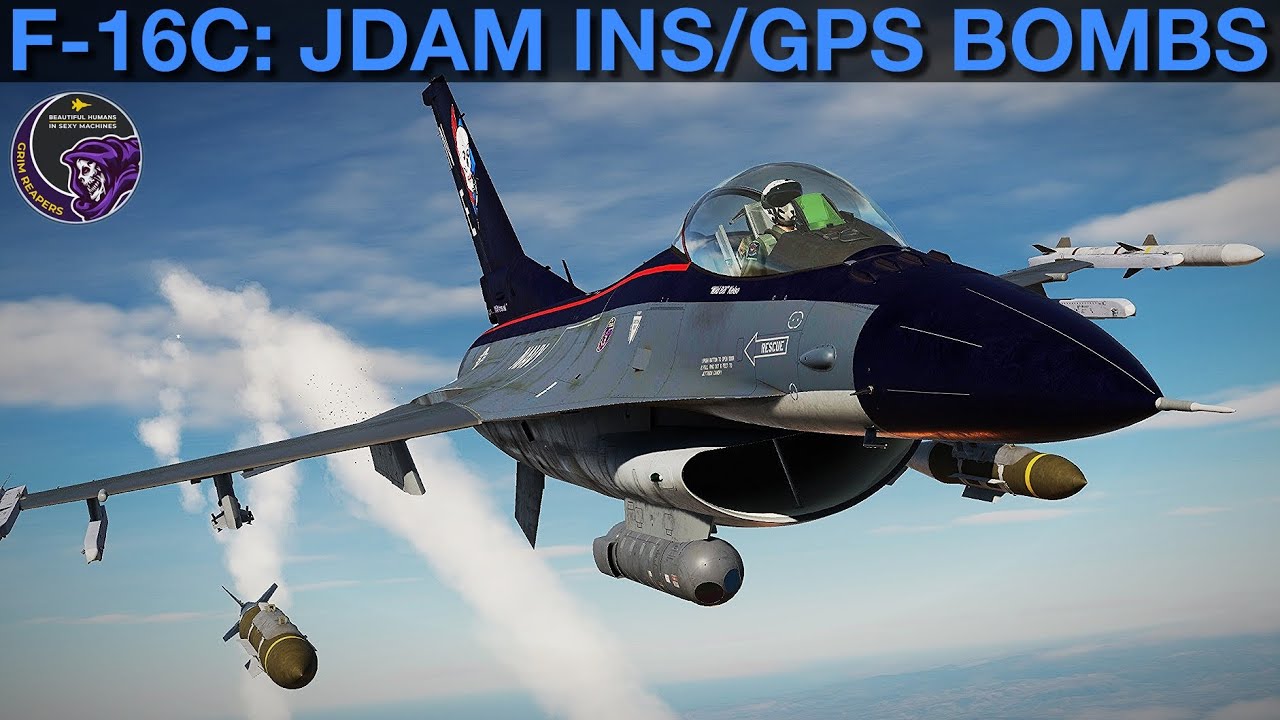F-16C Viper: GBU-31/38 JDAM (PRE/VIS)(Single/Ripple) Tutorial | DCS WORLD