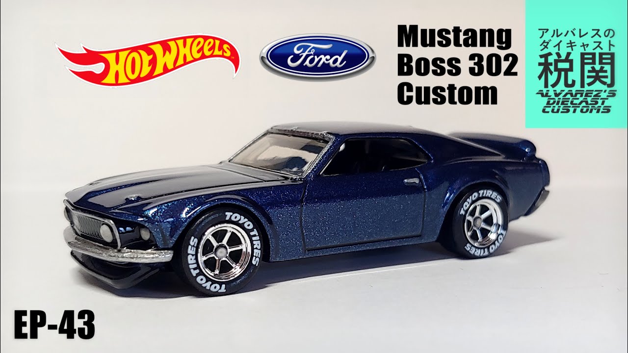 Hot Wheels 1969 Ford Mustang Boss 302 custom - EP43