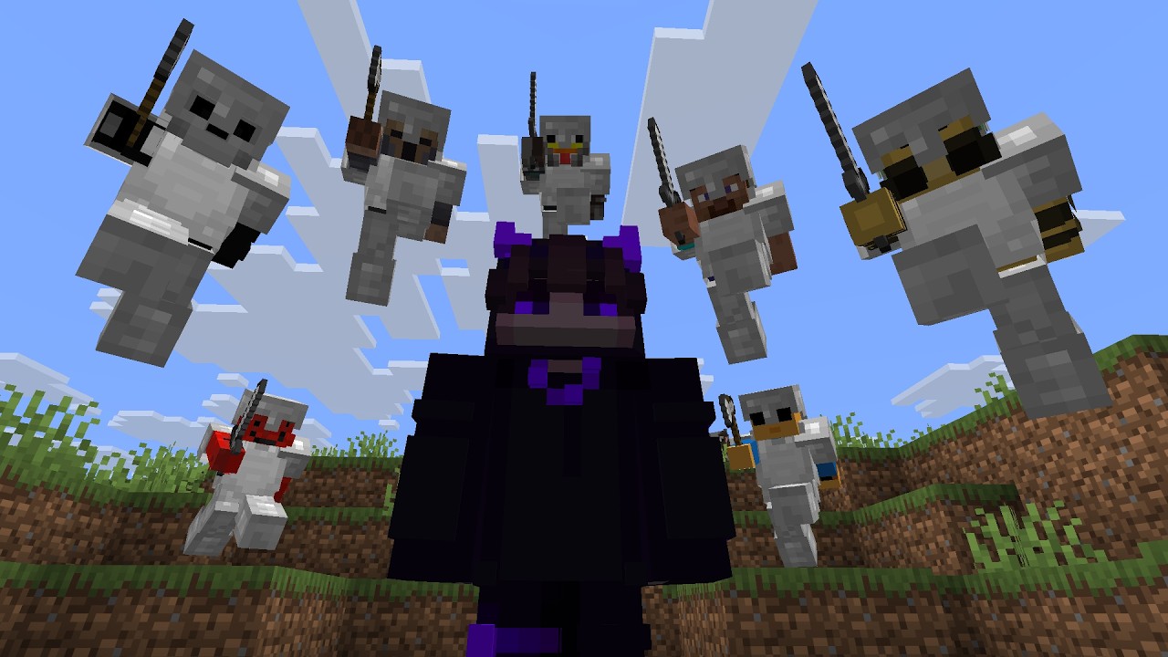 Minecraft Speedrunner Vs 10 Hunters REMATCH
