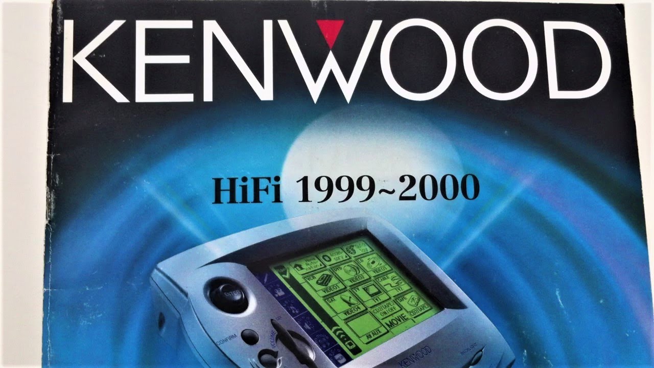 Kenwood Catalog 1999-2000 Cassette Player Deck CD Player Minidisc Receiver Remote touch panel screen