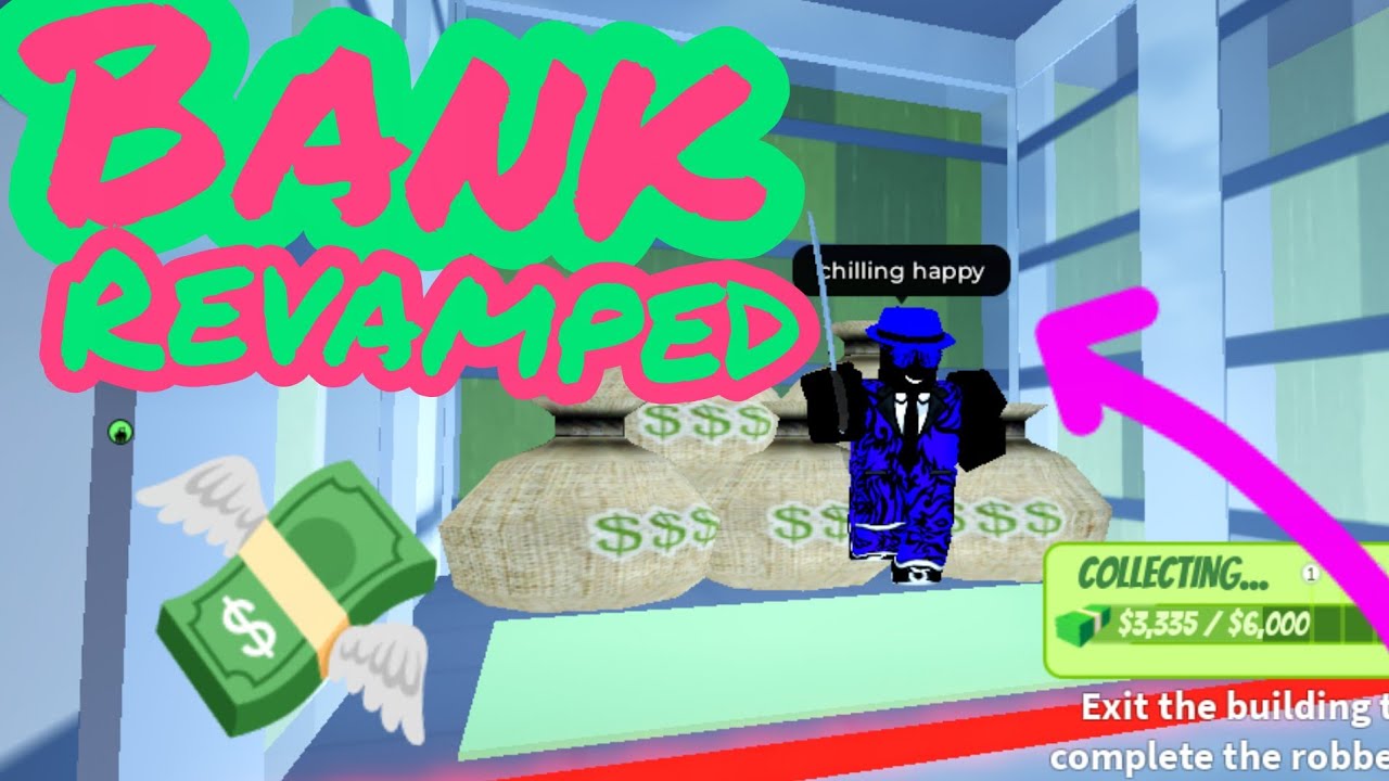 Gameplay of the Bank Revamp in ROBLOX Jailbreak