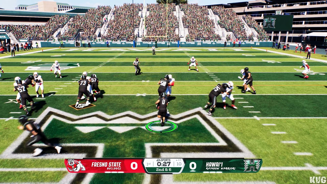 College Football 27 &mdash; Фресно Стейт Буллдогс против Гавайи Рейнбоу Уорриорс &mdash; Геймплей (UHD) [4K60...