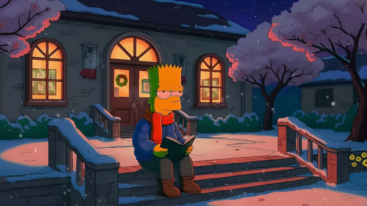 Peaceful Night ❄️ Lofi for Relaxing, Studying, and Calming the Mind