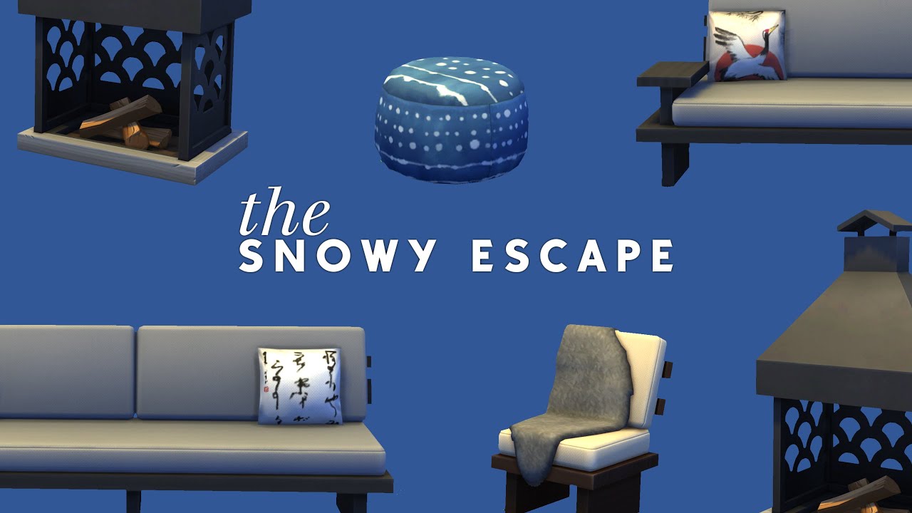 Is SNOWY ESCAPE a good pack for BUILDERS? - BUILD & BUY REVIEW| Sims 4