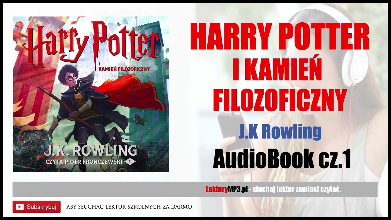 HARRY POTTER i Kamień Filozoficzny Audiobook MP3 - J.K Rowling (posłuchaj i pobierz 🎧).