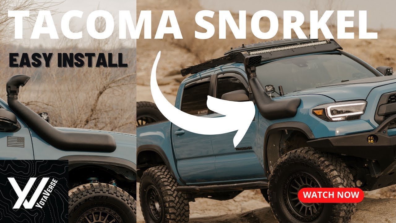 Cheapest Snorkel For Your Tacoma?! Yotaverse Snorkel Install
