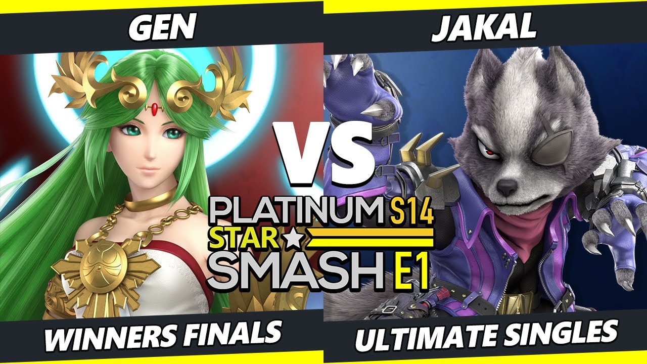 PSS S14:E1 Winners Finals - Gen (Palutena) Vs. Jakal (Wolf) SSBU Ultimate Tournament