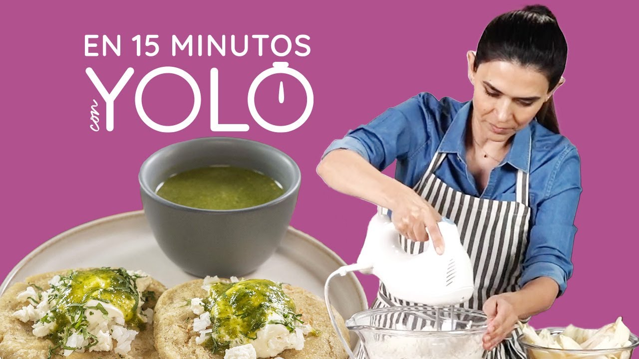 Recetas: Tamales verdes y Gorditas de chicharrón, ¡fáciles! | EN 15 MIN CON LA CHEF YOLO