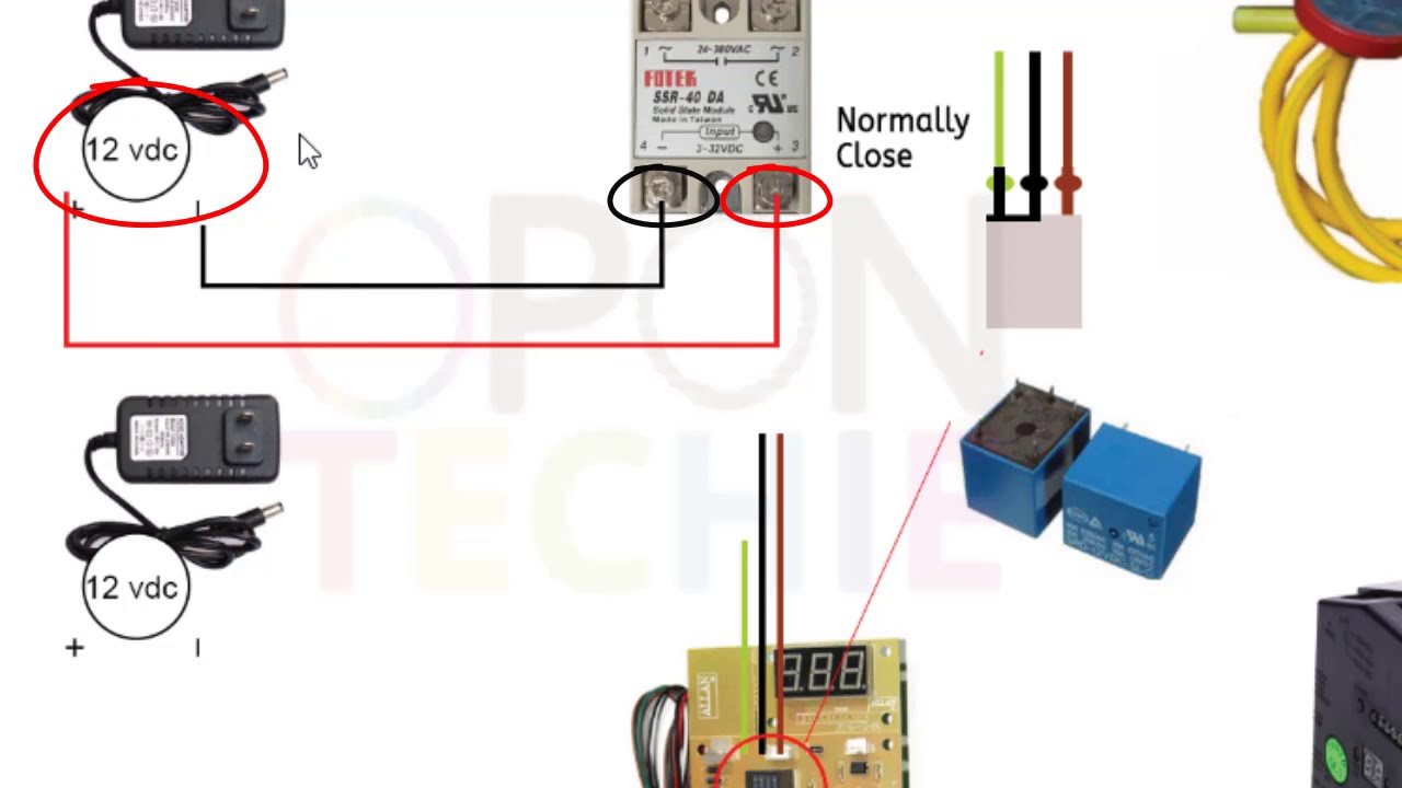 Detailed connection and diagram - How to create Carwash Vendo Machine using Solid State Relay