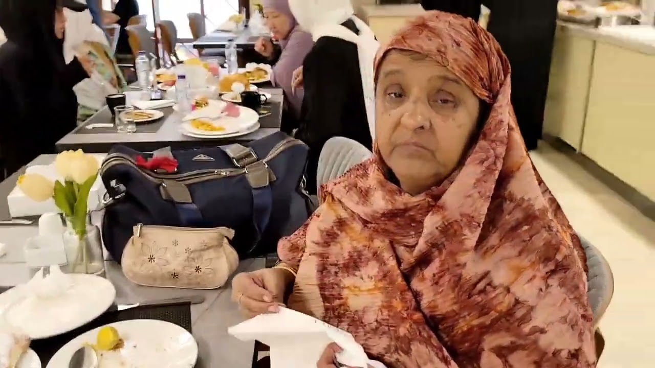 Breakfast at Le Bosphorus hotel waqf Shafi Madinah Kingdom of Saudi Arabia.