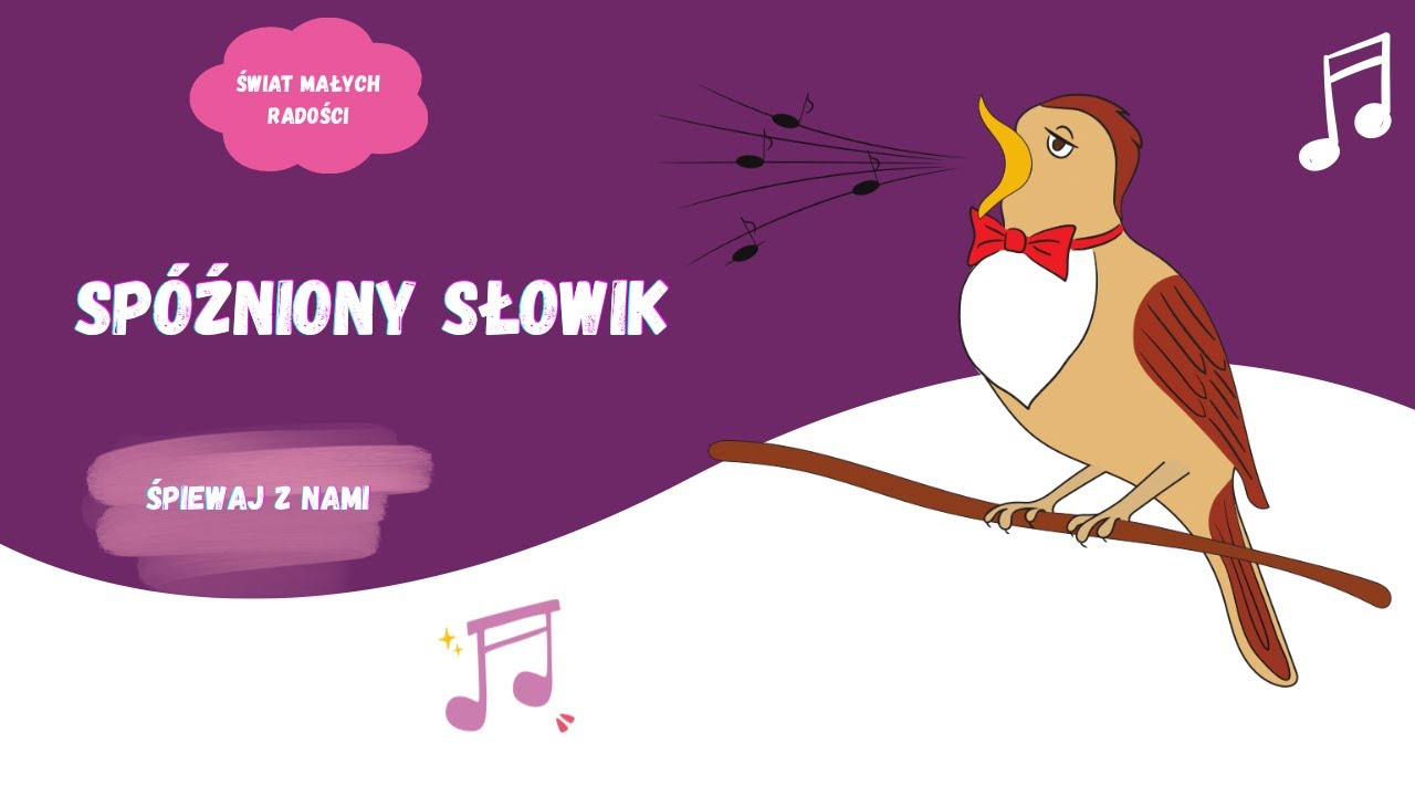 SPÓŹNIONY SŁOWIK (Remix) 🎤 Klasyka Tuwima na Wesoło!
