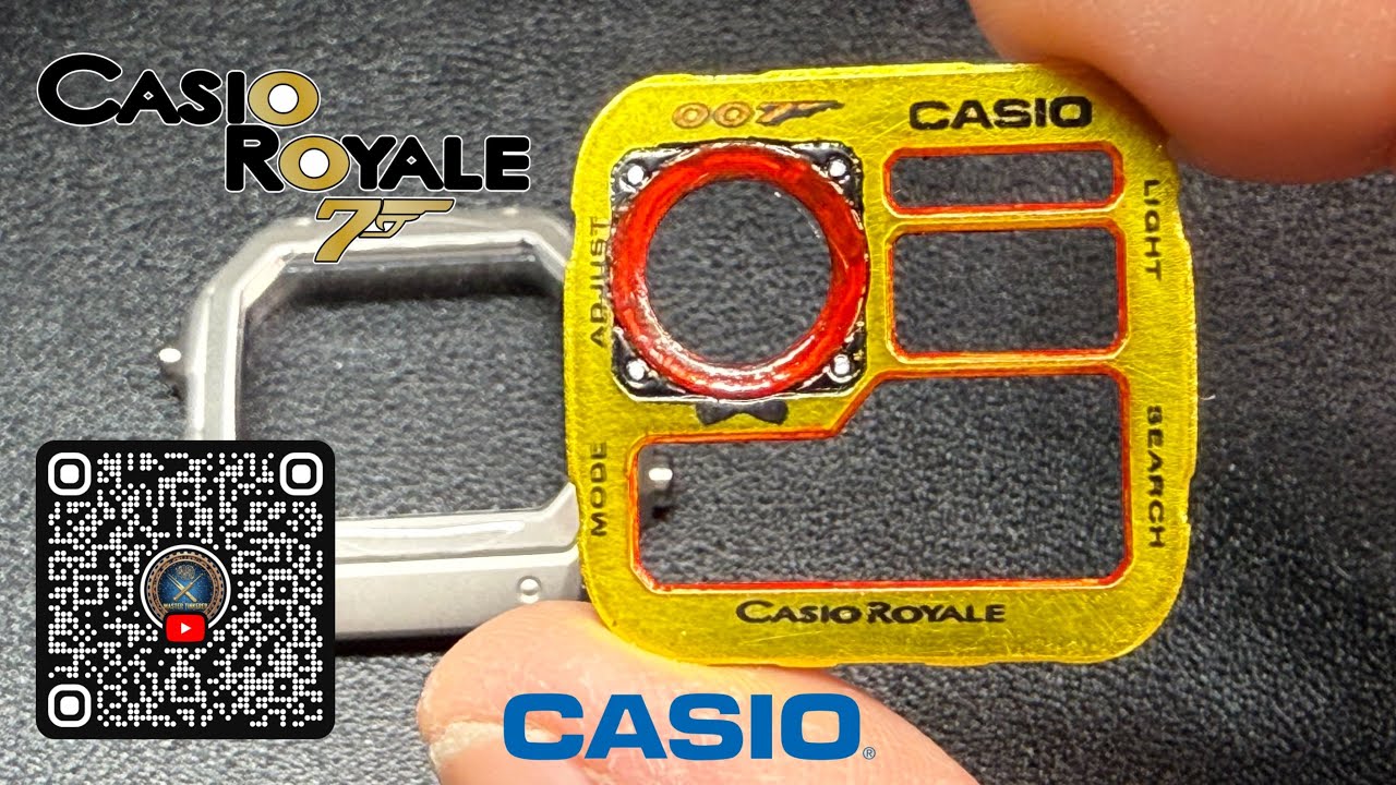 Custom Watch Mod: Casio Royale Gold Dial Repaint