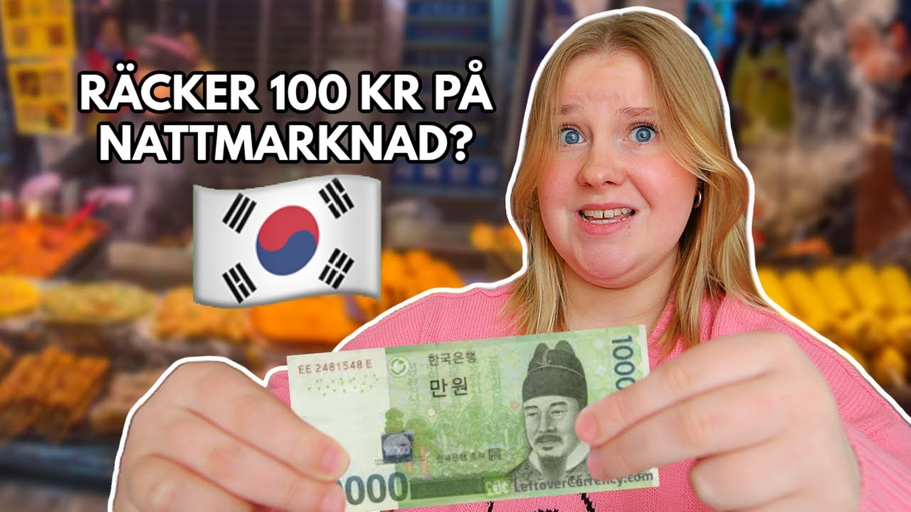 Kan man bli mätt för 100 kr? | Nattmarknad i Sydkorea