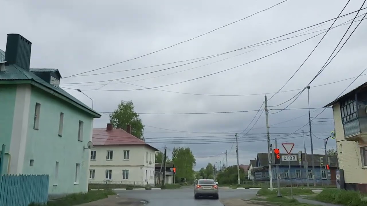 Кромы из окна автомобиля, Орловская обл, май 2022