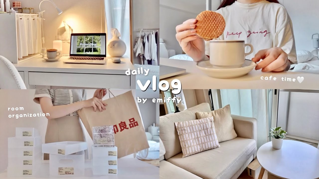 my cozy & calm day in my life🕯 organize my room, recent purchases, cooking, home cafe☕️