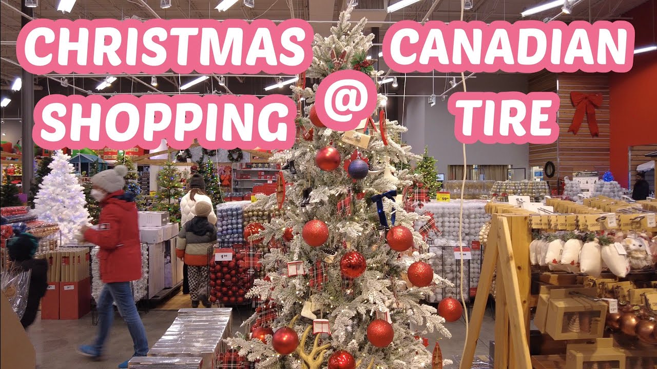 CHRISTMAS Decors at Canadian Tire Showroom | Christmas Decors Shop with me