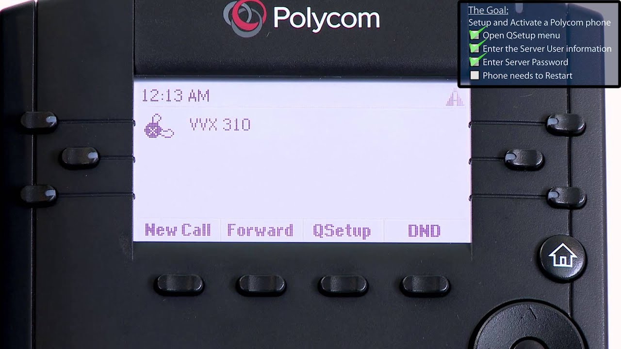 How to Setup and Activate a Polycom Phone