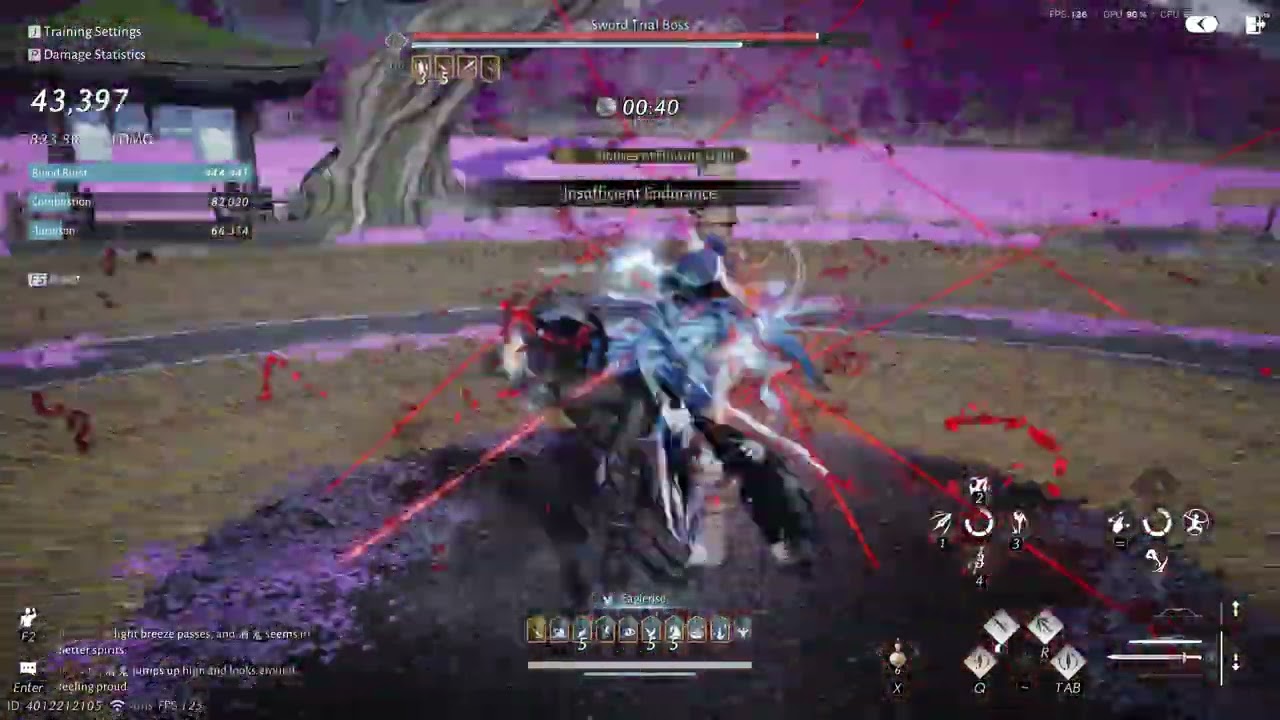 WWM ver1.8 Strategic sword/heaven quaker spear 32 Blood Burst combo (Dragon Breath)