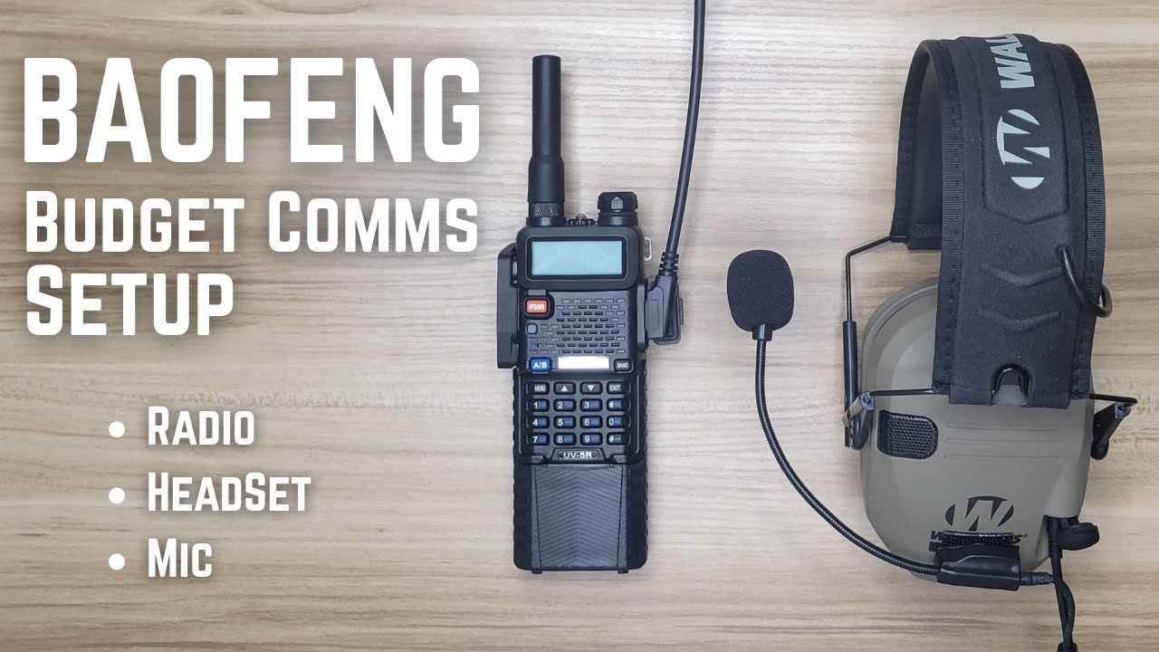 Budget Comms Setup for UV5R Radio with Mic and PTT