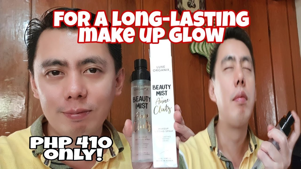 LUXE ORGANIX BEAUTY MIST BY ANNE CLUTZ MAKEUP SETTING SPRAY | REAL TALK REVIEW