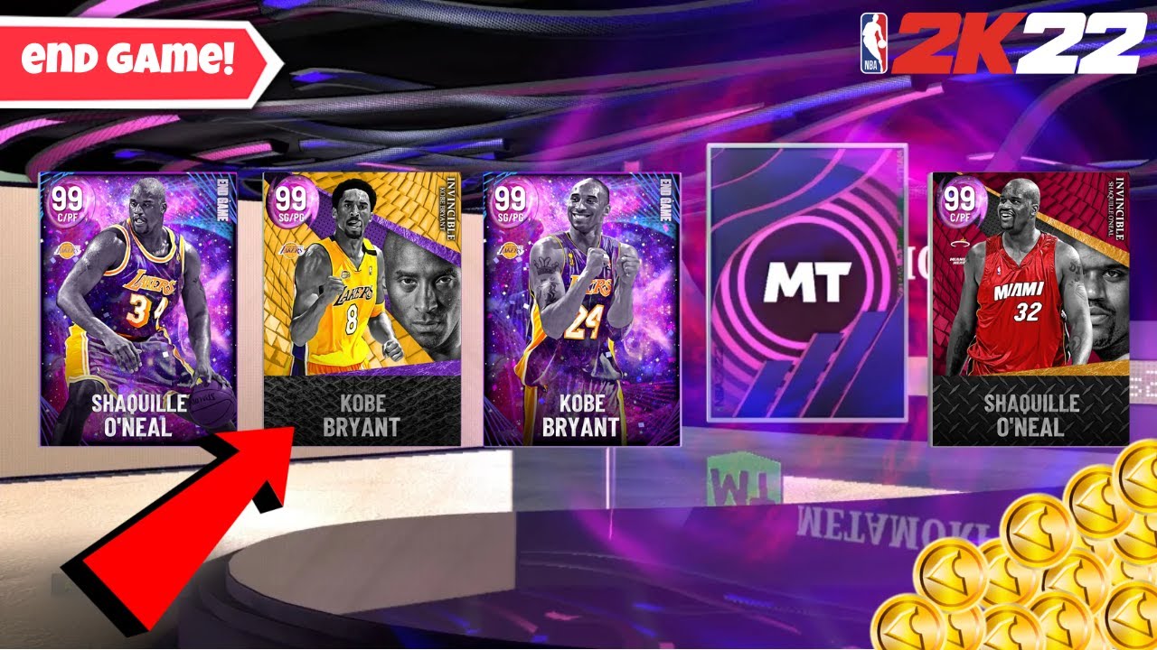 MULTIPLE DARK MATTER PULLS IN ENDGAME SHAQ AND KOBE PACKS! | NBA 2K22