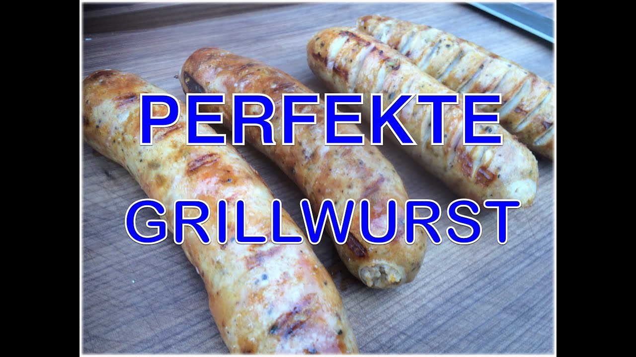 Wie grillt man ein Bratwurst Grillwurst auf dem Grill --- Klaus grillt