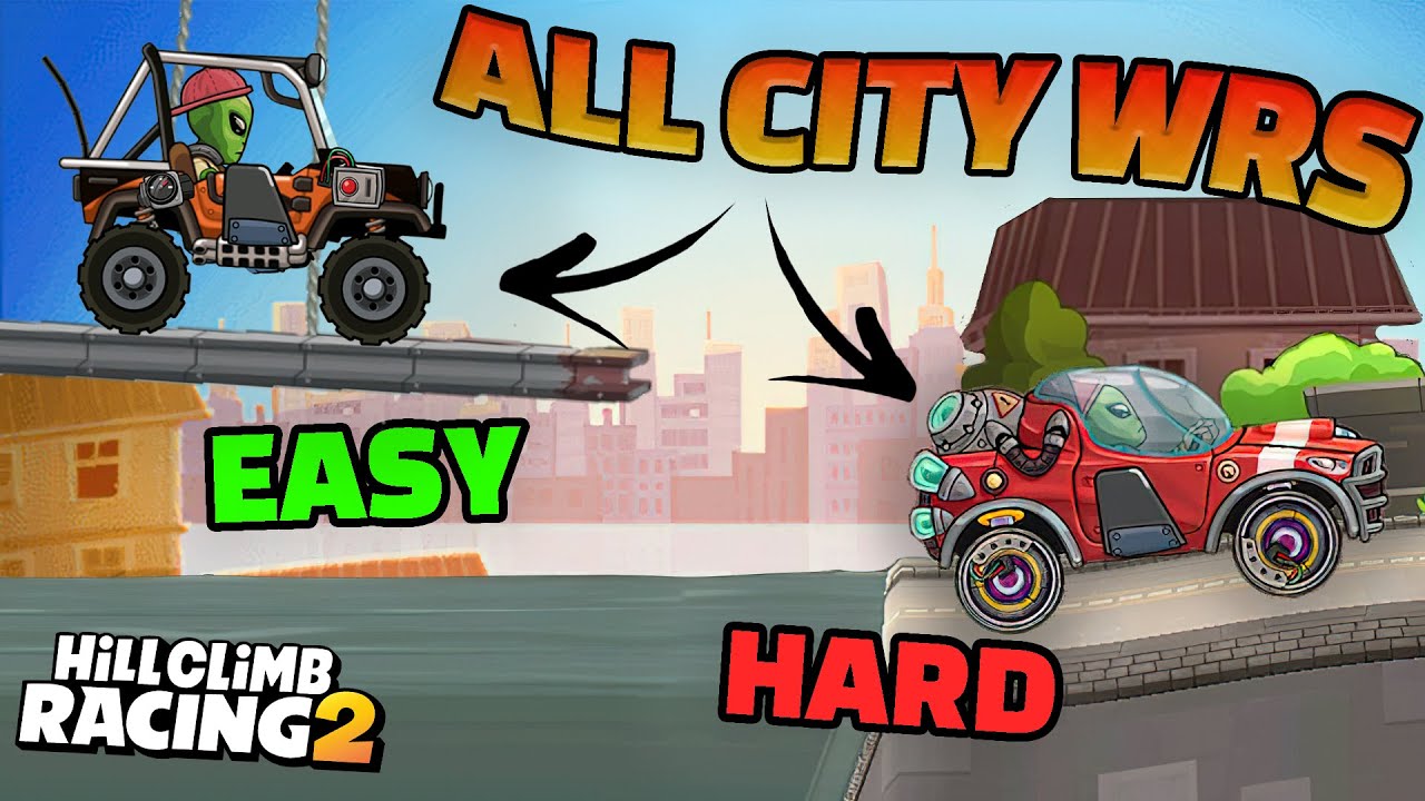 🤩What Is The Hardest City World Record? Hill Climb Racing 2 Adventure Toplist
