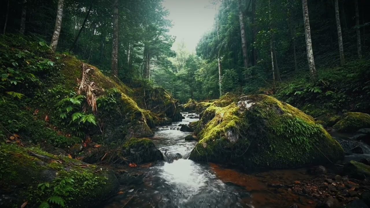 Air sungai yang mengalir untuk relaxing | Asmr relaxing sound