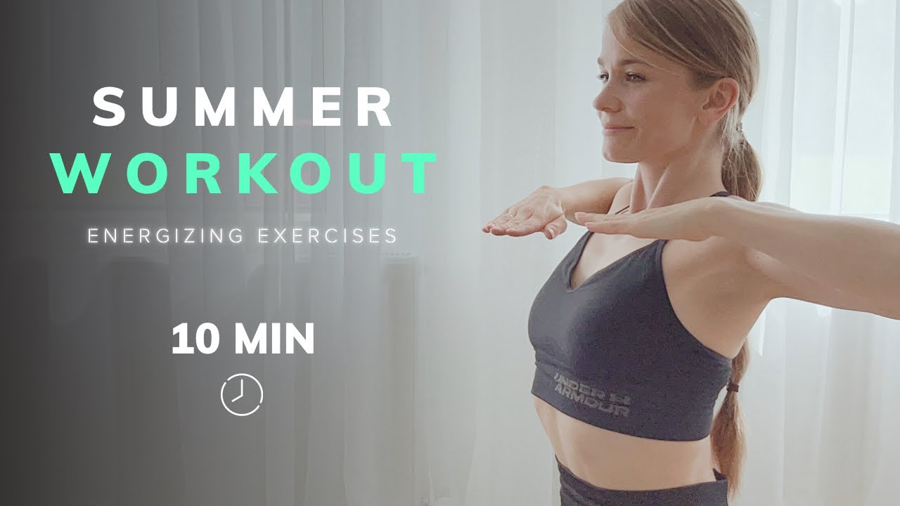 HOT WEATHER EXERCISES / NO JUMP, easy to do/ Home workout FULL BODY boost