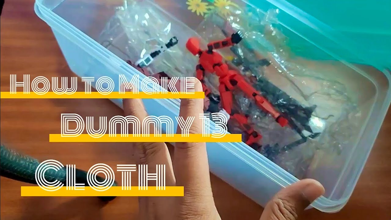 How To Make Dummy 13 Clothes | DIY Stop Motion Video 