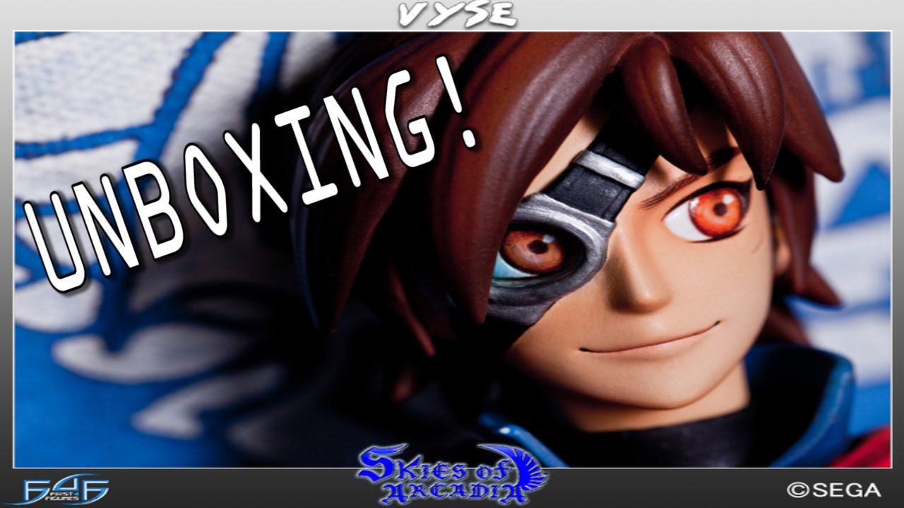 Unboxing!! Vyse (Skies of Arcadia) First4Figures