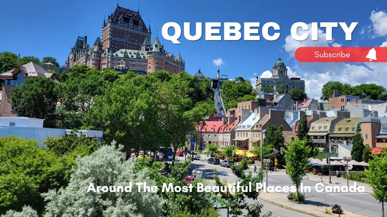 Visit Virtually One of the Most Beautiful Cities in Canada: Quebec City #vlogtravel #quebeccity