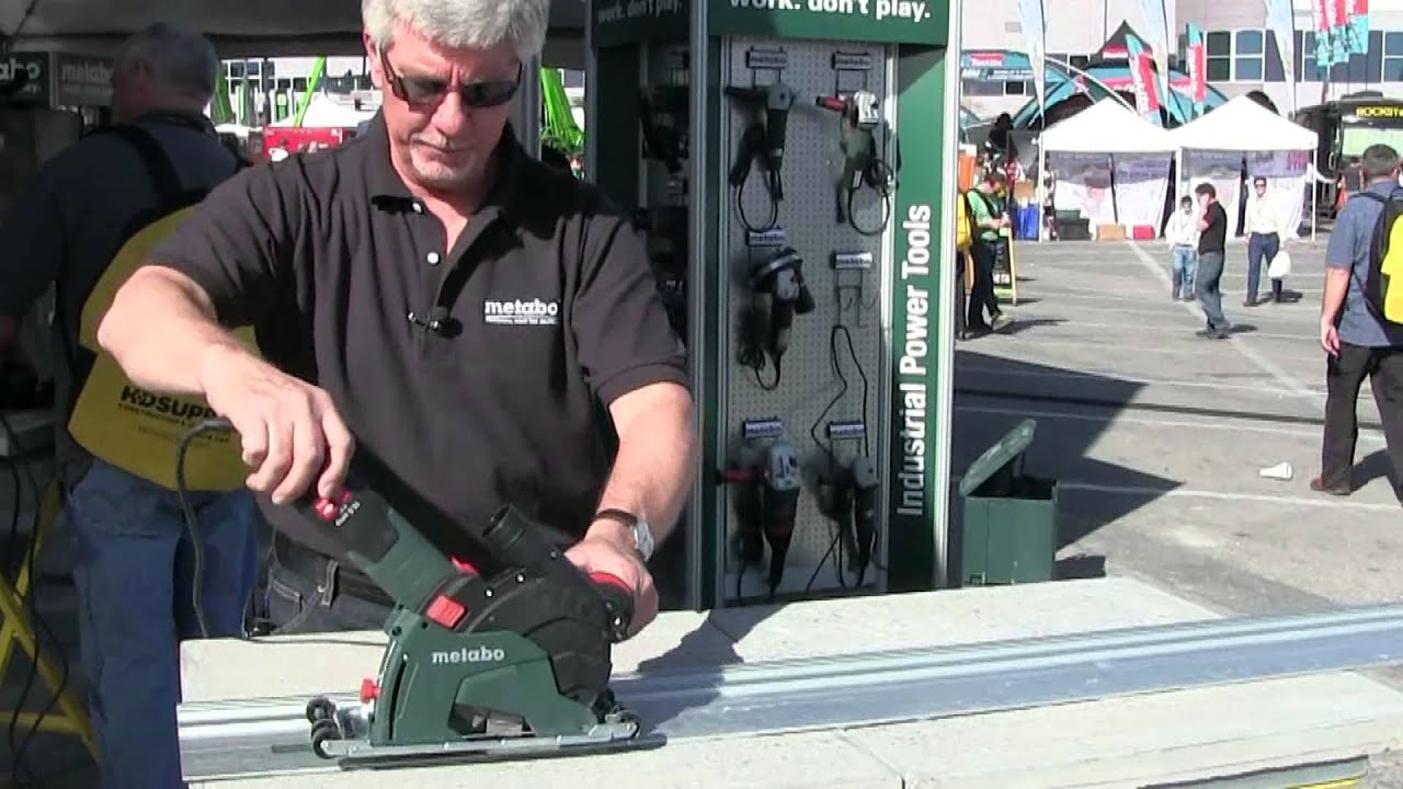 Metabo Grinder/Shroud Combo That Can be used like a Track Saw