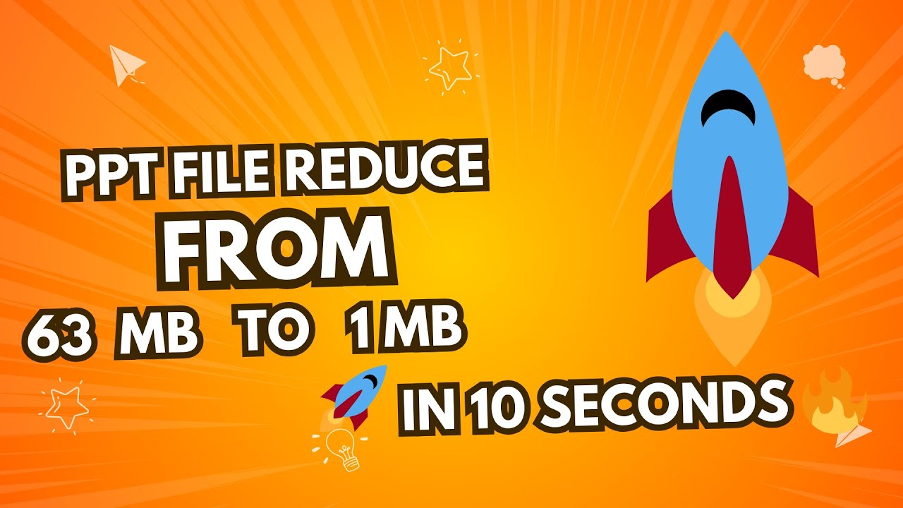 The FASTEST Way to Reduce PPT File Size! (63MB to 1MB in 10s)🚀