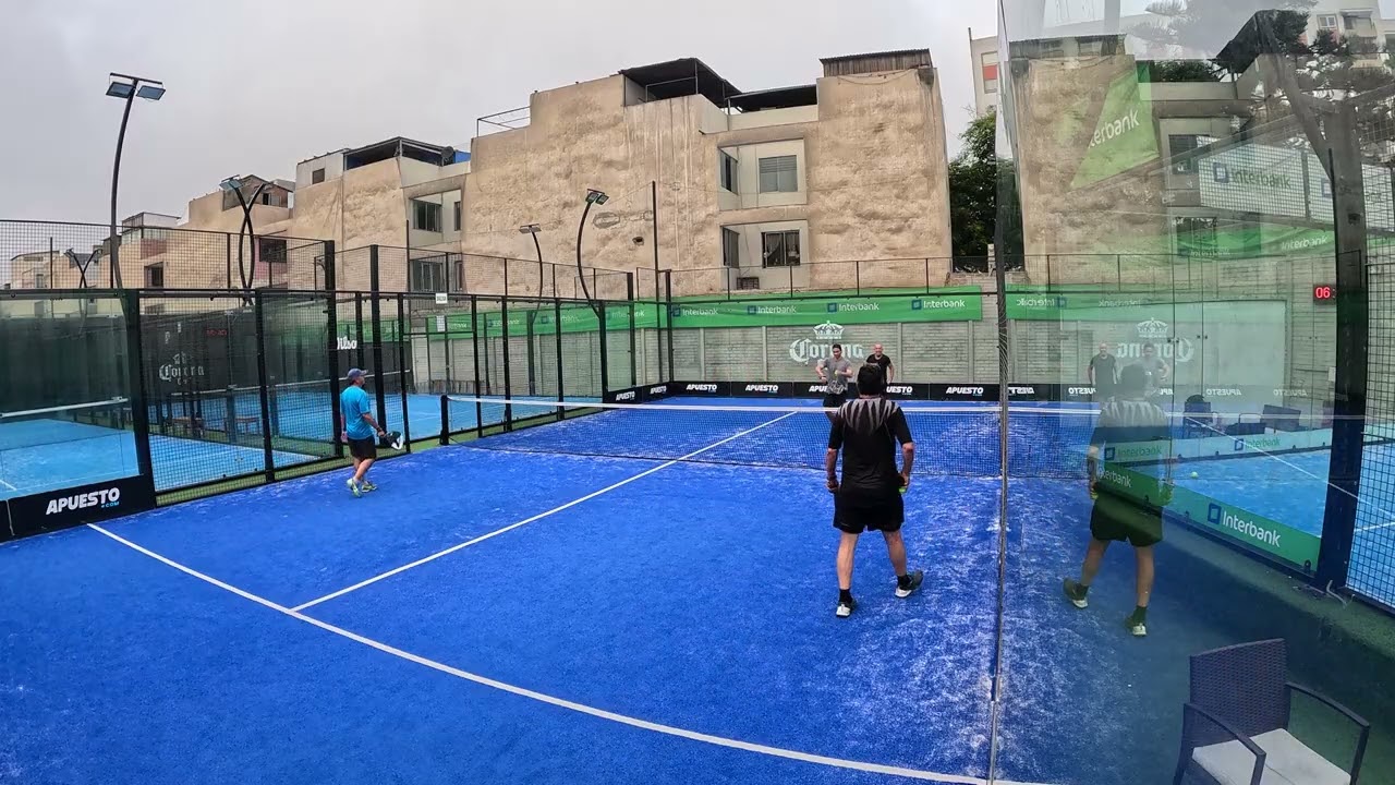 Padel Diego, Eric, Rolli y Giorgio