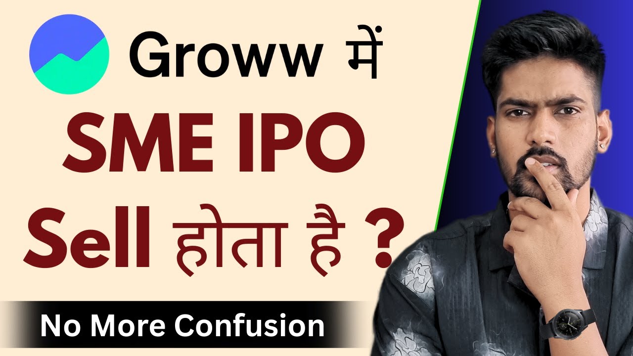 SME IPO Selling in Groww | Can we Sell SME IPO in Pre Open Time in Groww