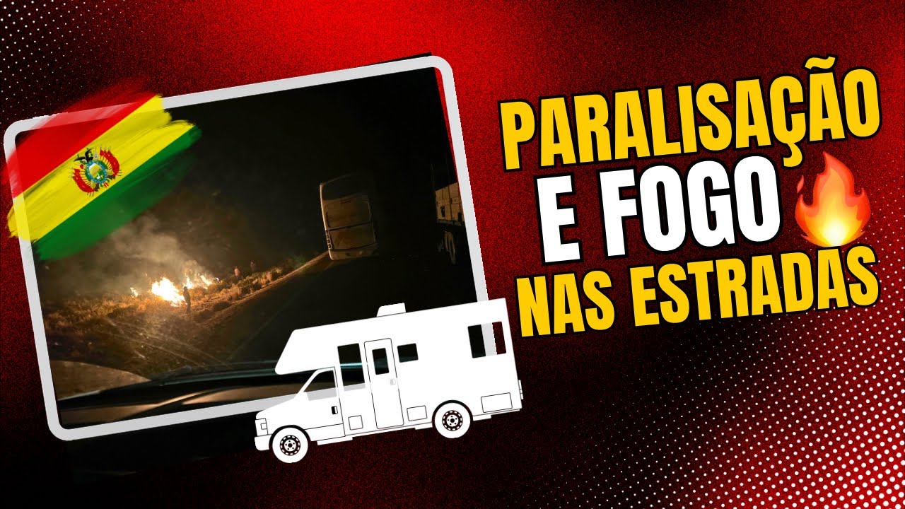 VLOG 28 - FICAMOS PRESOS DE MOTORHOME NA BOLÍVIA! 🚐